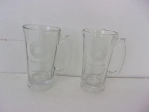 2 Libbey "The Yellow Brick Toad" Clear Etched Tumbler Glasses - Picture 1 of 5