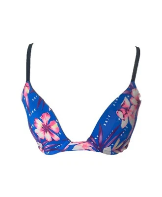 Sujetador para mujer 32-D Victoria Secret rosa y azul ligeramente acolchado con aros Foto 1 de 4