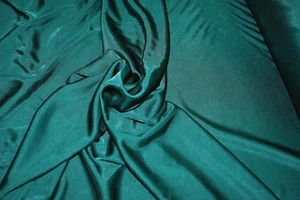 LUXE TEAL Viscose Knit Fabric, Mid Weight, 160cm Wide, Half Metre - Bild 1 von 2
