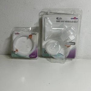 Spectra Baby Wide Breast Shield Set Small S/20mm MM012753 With Extra Tubing - Picture 1 of 10