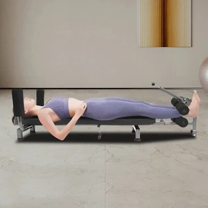 Lumbar Stretching Device Traction Bed Therapy Table For Cervical Spine Massage - Picture 1 of 24