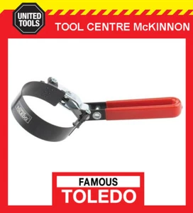FAMOUS TOLEDO 305204 SWIVEL HANDLE 73mm-85mm CAPACITY OIL FILTER REMOVER - Picture 1 of 2