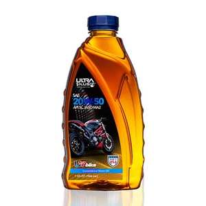 Ultra1Plus SAE 20W50 Conventional 4T Motorcycle Oil API SL JASO MA2 (Quart) - Picture 1 of 10