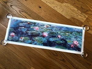 CLAUDE MONET WATERLILLIES DETAIL PANORAMA POSTER VINTAGE RARE 100x35 - Bild 1 von 13