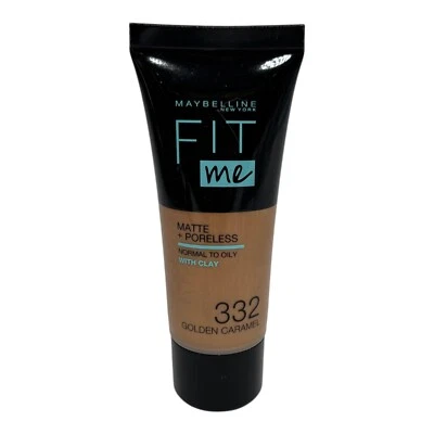 Maybelline Fit Me Matte & Poreless Foundation 332 Golden Caramel - Bild 1 von 2
