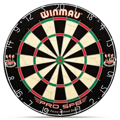WINMAU STEELDARTBOARD PRO SFB BRISTLE Steeldarts Softdarts Dartscheibe Sisal