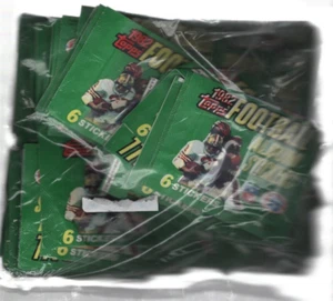 (25) 1982 Topps Football Sticker Packs ***READ DESCRIPTION FOR CONDITION*** - Picture 1 of 2