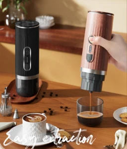 Tragbare Kaffeemaschine Drahtlose Espressomaschine fürs Auto/unterwegs/Camping - Bild 1 von 10