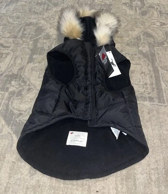 PAJAR PUP Barnard Chaqueta acolchada aislada Perros Capucha Abrigo Talla Grande 16”-19” Longitud Foto 1 de 4