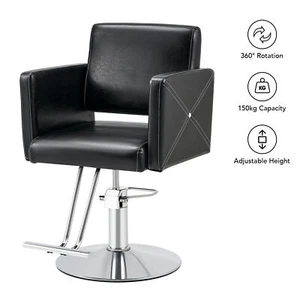 Coiffeurstuhl Friseurstuhl Bedienstuhl Barber's Chair Salon Stuhl Friseursessel - Bild 1 von 8