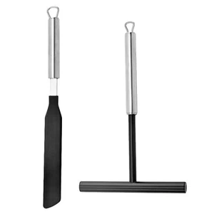 Crepe Spreader And Spatula Kit Crepe Cooking Utensils Non Stick Pancake Scraper - Picture 1 of 12