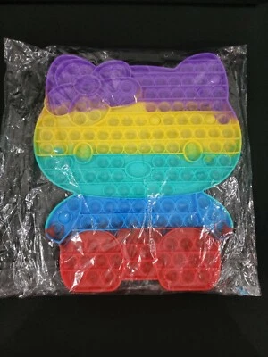 Juguete grande Hello Kitty Pop inquieto pop burbuja de empuje sensorial gato animal  Foto 1 de 4