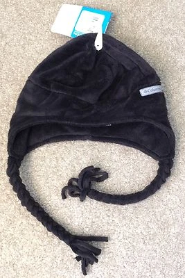 Columbia Pearl Plush Hat In Black For Infant Youth O/S NWT  - Image 1 of 4