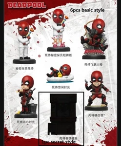 6pcs Beast Kingdom Deadpool Figure Model Limited Statue Collectible Designer Toy - Picture 1 of 12