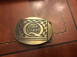 Vintage Quaker State Belt Buckle - Picture 1 of 5