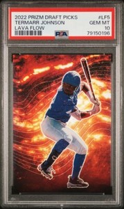 Termarr Johnson PSA 10🔥 - Lava Flow SSP Case Hit - 2022 Prizm Draft Picks