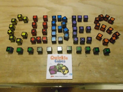 Quirkle/Qwirkle Cubes REPLACEMENT PIECE/CUBE Red Orange Blue Yellow Green Purple - Image 1 of 2