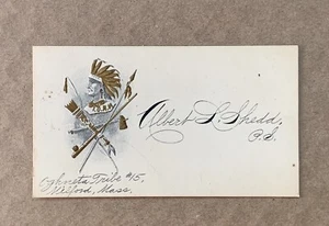 Improved Order of Red Men Oghneta Tribe No. 15 Milford Massachusetts Card - Picture 1 of 4