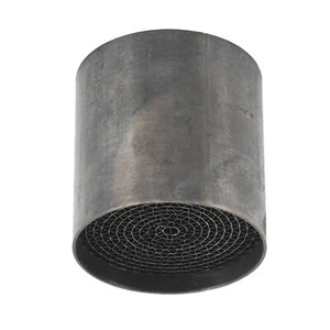 48x50mm Motorrad Auspuffrohr Katalysator Edelstahl Front Mitte Auspuff Katalysat - Bild 1 von 22