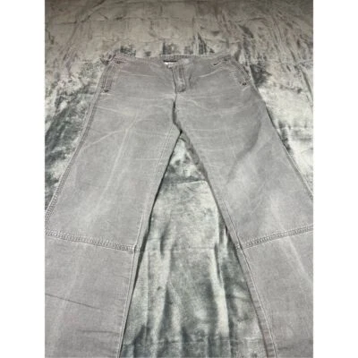 Nike Mujer Tiro Bajo Gris Acampanado Pierna Talla L Vintage Y2K Foto 1 de 4