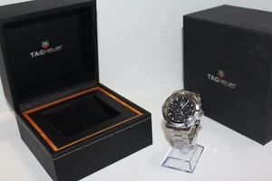 Tag Heuer 43mm Aquaracer Grande Date Chronograph CAF 101E Men's Dive Watch - Picture 1 of 12