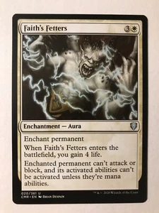 FAITH'S FETTERS Commander Legends MTG Magic the Gathering NM - Picture 1 of 1