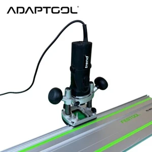 Trend T4EK 1/4" Router Guide Rail Adaptor for Festool Guide Rail - Picture 1 of 14