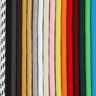 Vintage Style 3 Core Electrical Cable Braided Fabric Silk Light Lamp Flex Wire - Image 1 of 4