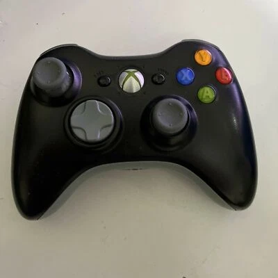 Genuine Official Microsoft Xbox 360 Wireless Controller Black - Image 1 of 4