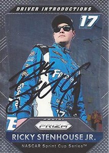 AUTOGRAPHED Ricky Stenhouse Jr. 2016 Panini Prizm Racing DRIVER INTRODUCTIONS (#