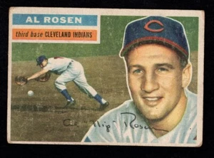 1956 Topps Baseball Al Rosen #35 Cleveland Indians MLB Card Vintage - Picture 1 of 1