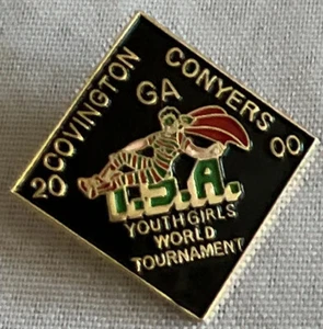 2000 Covington Conyers GA USA youth girls world tournament vintage pin - Picture 1 of 2