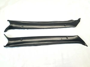 BmW E3 Interior A Pillar Trim Panels Set Negro - Imagen 1 de 5