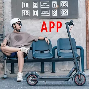 RECHARGEABLE ELECTRIC SCOOTER ADULT LONG RANG FAST SPEED E-SCOOTER URBAN COMMUTE - Picture 1 of 14