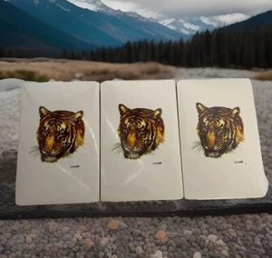 3 Decks United States Playing Card Company Tigers New Sealed Cards Bridge - Picture 1 of 2