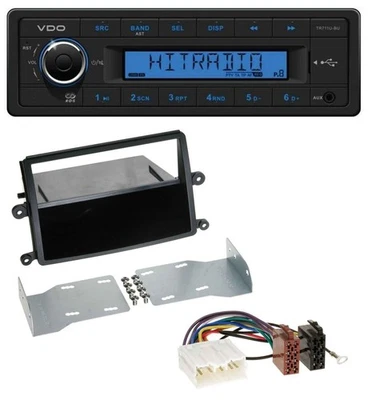 VDO AUX 1DIN MP3 USB Autoradio für Mitsubishi L200 (KAOT, ab 2006) - Bild 1 von 4