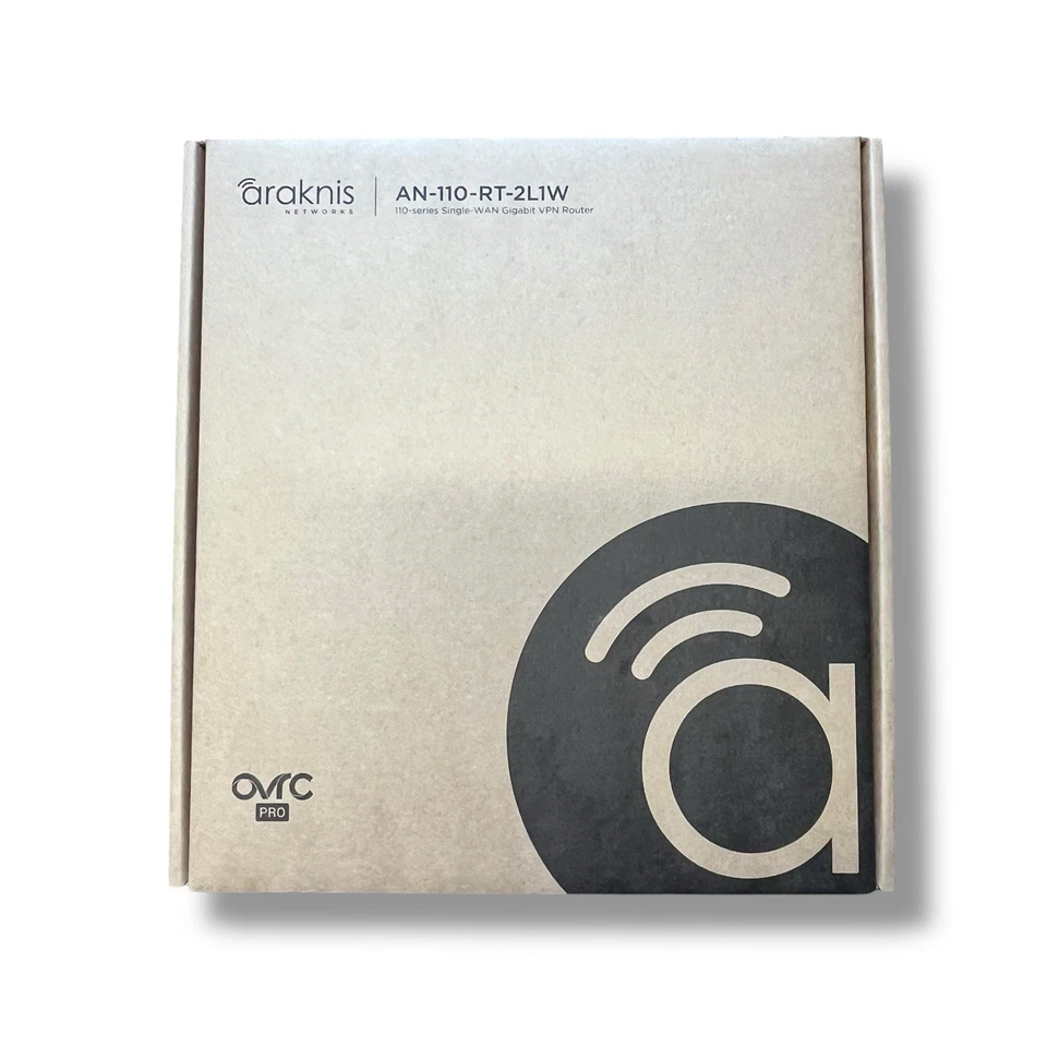 Araknis AN-110-RT-2L1W 110 Series Single WAN Gigabit VPN Router NEW A B C - Image 1 of 3