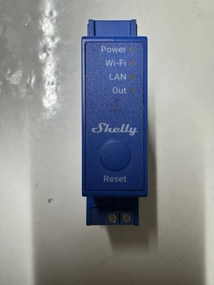 Shelly Pro 1 Relè Switch 16A Smart Wifi Lan Bluetooth, Din Rail - Imagen 1 de 3