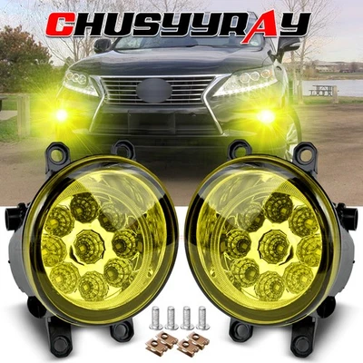 For LEXUS RX350 2010 2011 2012 2013 PAIR Front Bumper LED Fog Light Driving Lamp - Image 1 of 4