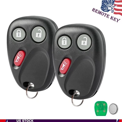 2 Remote Key Fob for Buick Rainier Chevrolet Trailblazer GMC Envoy MYT3X6898B - Image 1 of 4