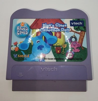 VTech Blue's Clues Cartridge VSmile. Collection Day 2005. Educational Game kids - Image 1 of 3