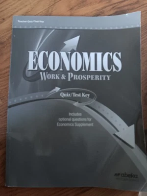 A Beka Economics Work and Prosperity Quiz/Test Key Homeschool - Image 1 of 4