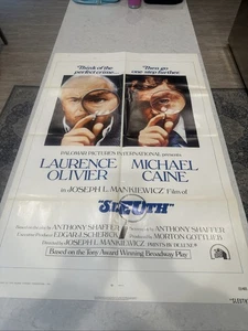 1972 Sleuth Original Movie House Full Sheet Poster 72/405  - Bild 1 von 3