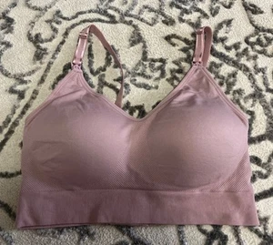 Destination Maternity Women’s Seamless Nursing Bra XXL Pink New - Picture 1 of 4