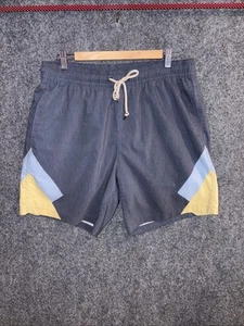 Fair Harbor Mens Swim Trunk Shorts Geometric AOP Lined 7” Sz XL Beach Swim - Picture 1 of 7