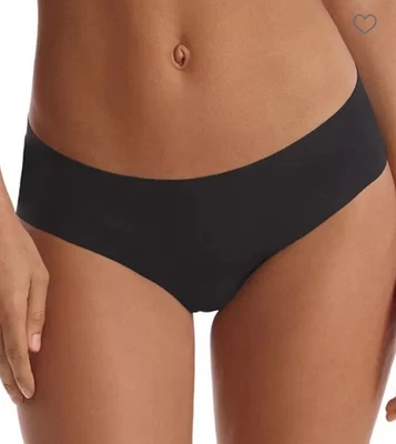 Commando女式轻便棉混纺比基尼内衣,黑色,S/M — 第 1/4 张图片