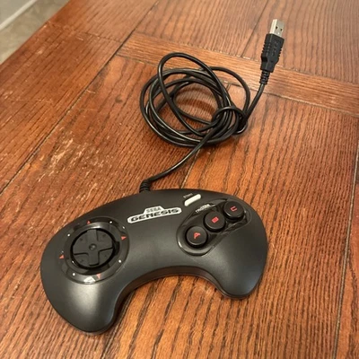 Sega Genesis MK-16500 3-Button Controller Wired Gamepad OEM Vintage Retro Gaming - Image 1 of 4
