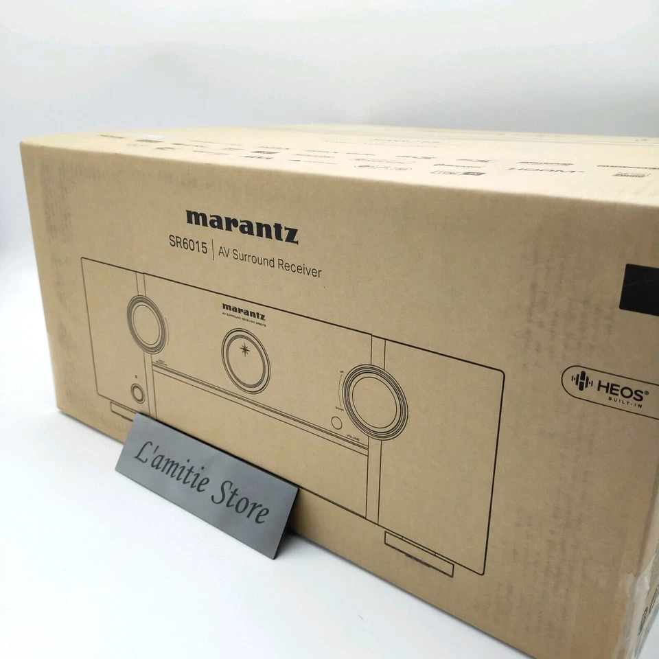 Marantz SR6015 FB 9-Kanal 8K AV-Receiver Audio HEOS Technologie Japan SR 6015