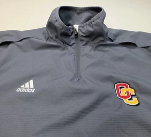Oberlin College Adidas Jacke Herren XL Pullover Windbreaker gefüttert Team Issue - Bild 1 von 10