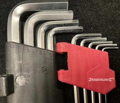 Juego de llaves Allen juego de llaves hexagonales (Cantidad 9) Foto 1 de 4